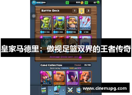 皇家马德里：傲视足篮双界的王者传奇